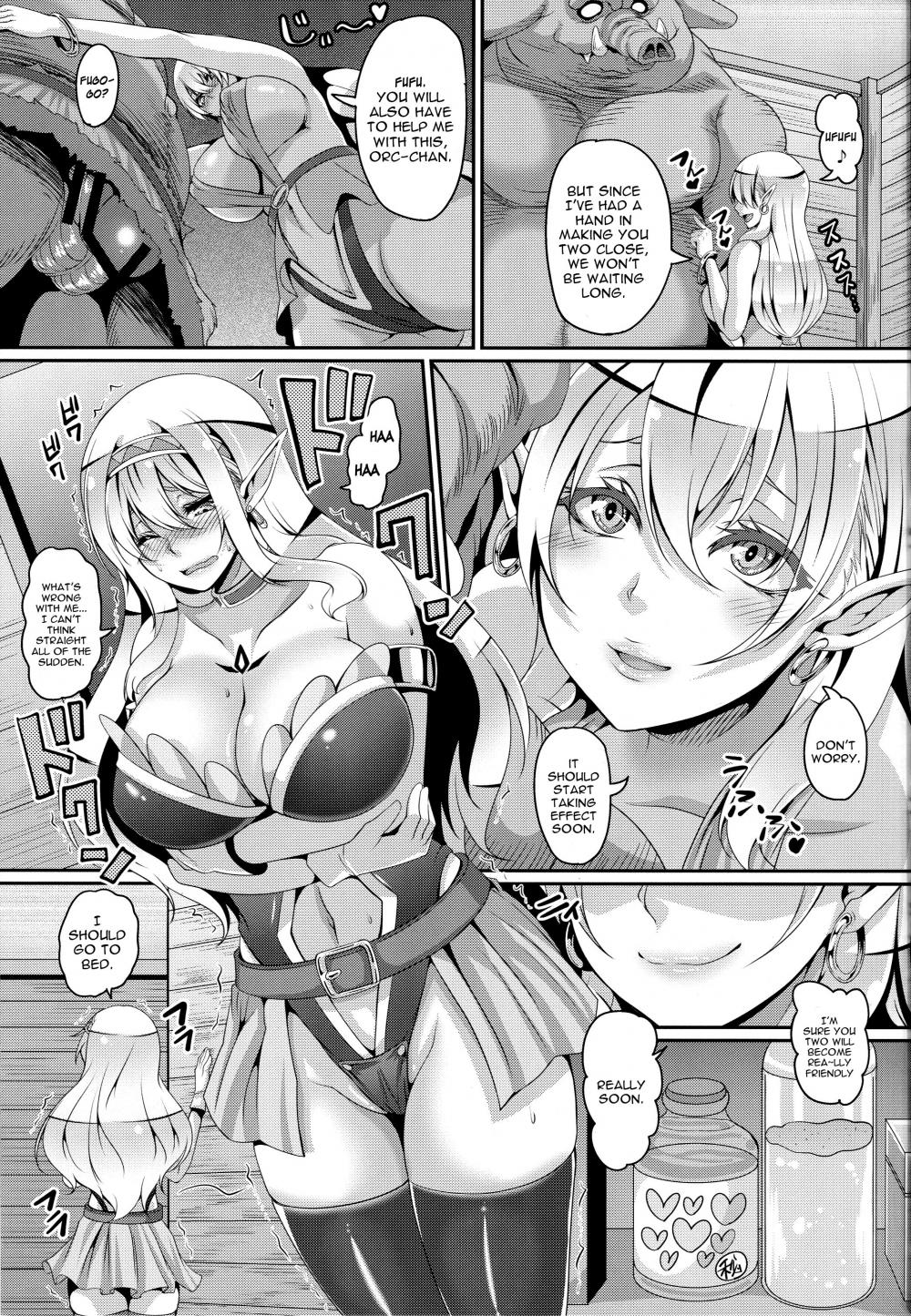 Hentai Manga Comic-Inran Elf Oyako to Orc-Read-16